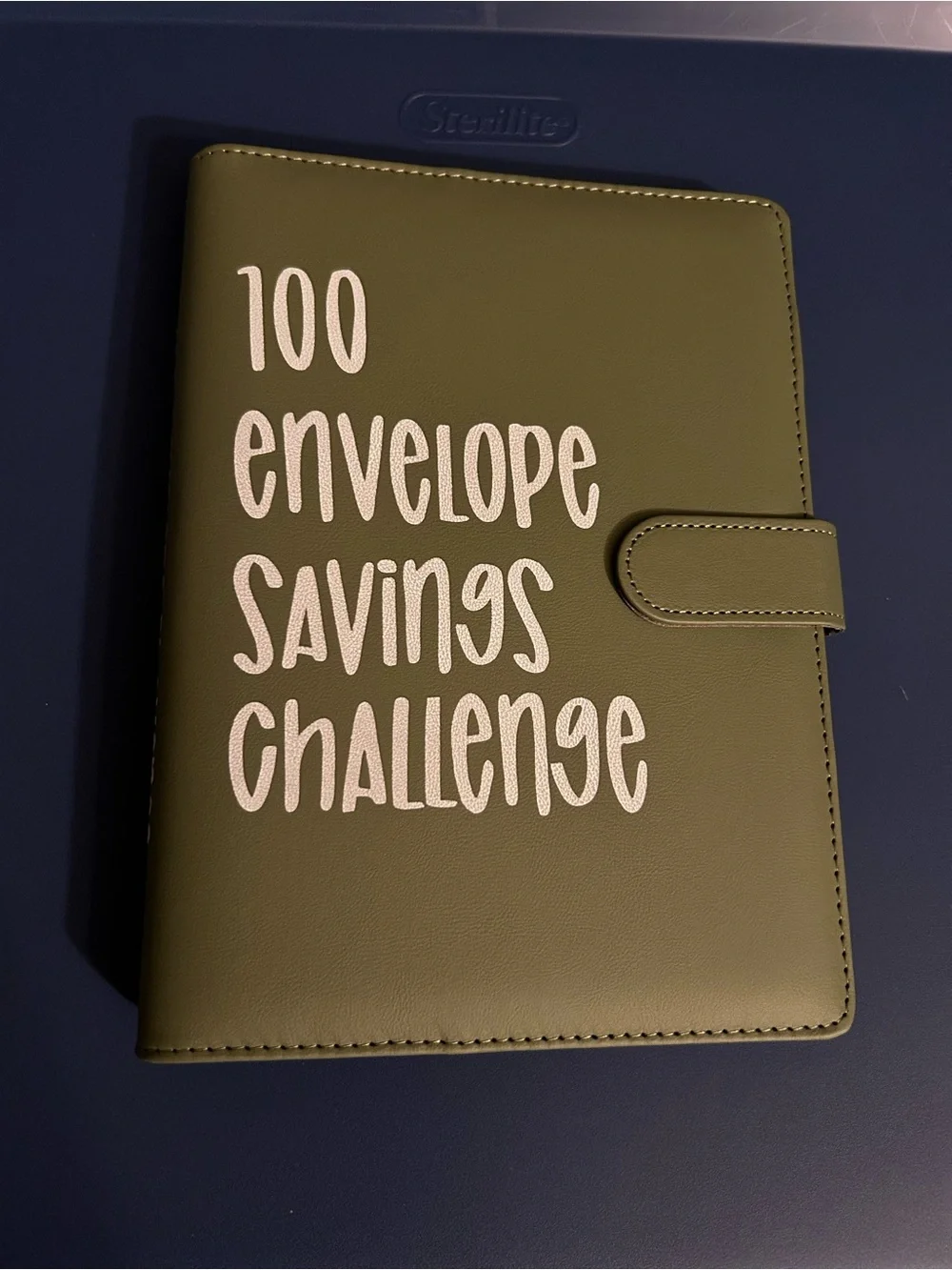 100 Envelope Challenge Budget Planner $5,050 Money Saving Cash Book-Olive green